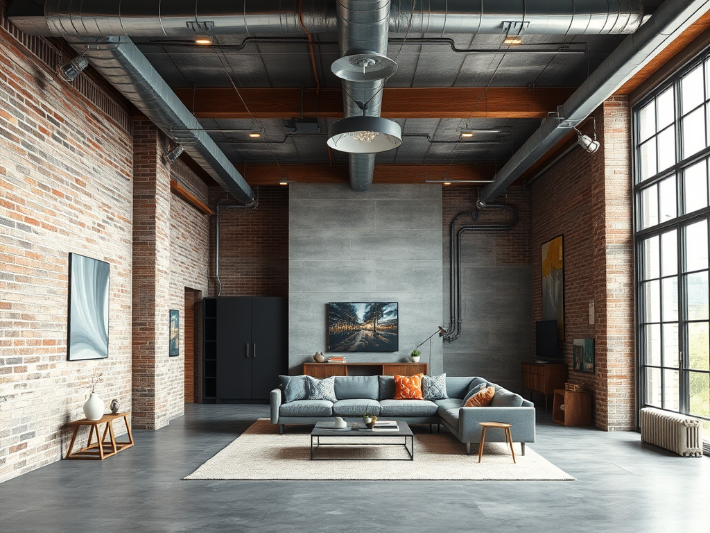 Stile industriale: materiali, colori e ambienti ideali
